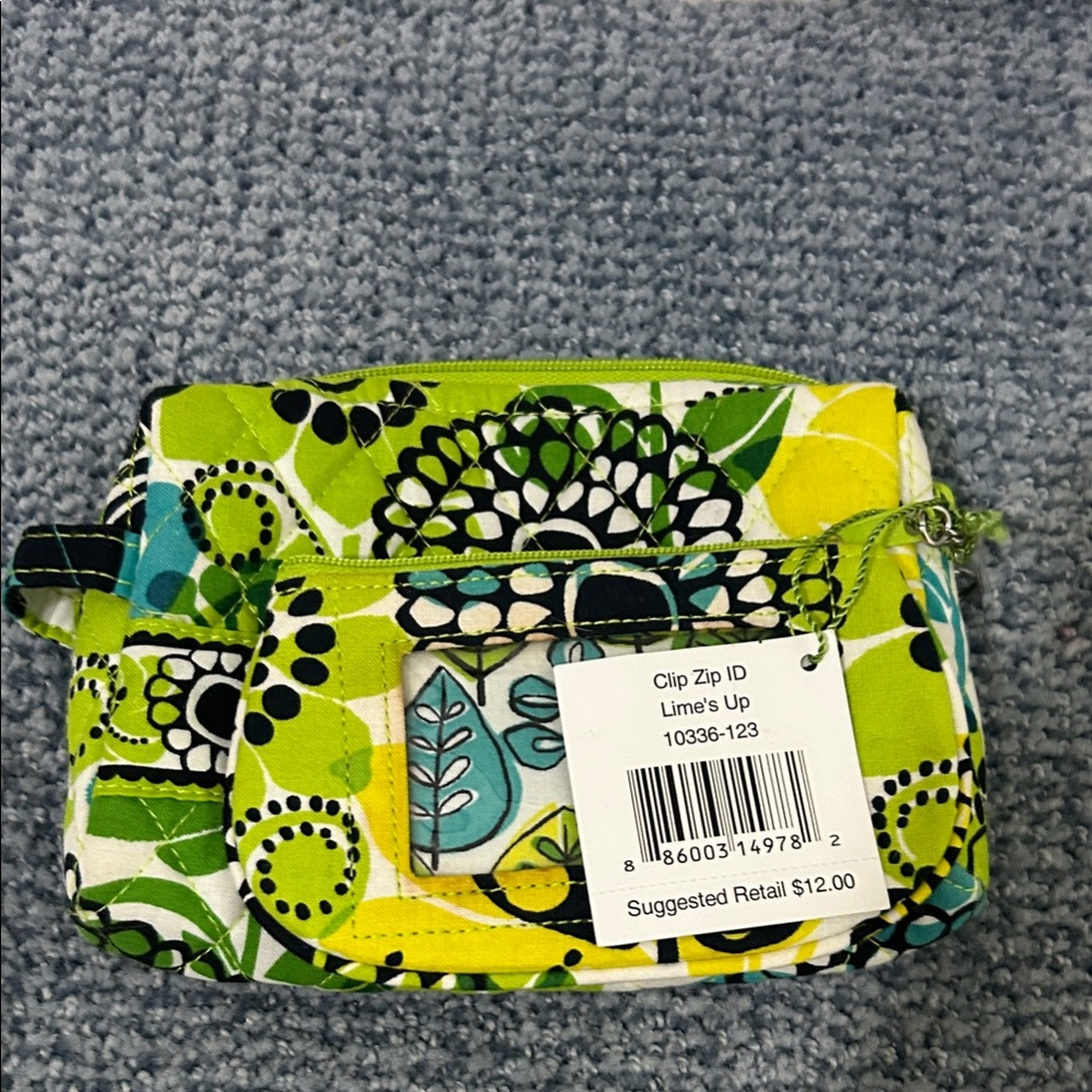 Vera Bradley brand new coin, ID purse and make up bag